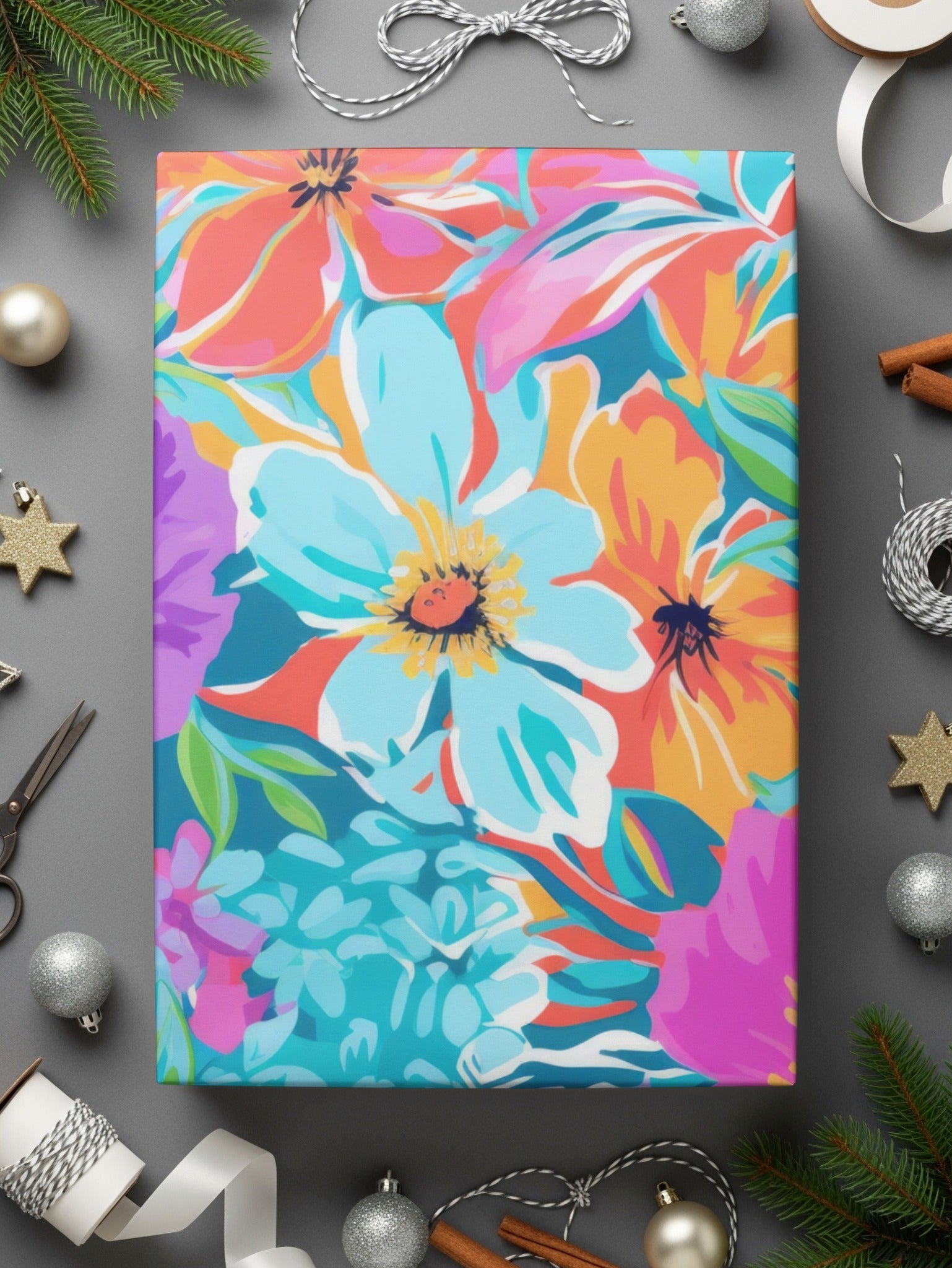 Ditsy Floral Seamless Pattern Colorful Flower Design, Fabric Print, Scrapbook Paper, Digital DownloadDigital Floral Pattern, Colorful Flowers Design, Seamless Flower Digital Paper, Bright Floral Art, Fabric Design Digital, Flower JPEG Files - Moore and Mountain