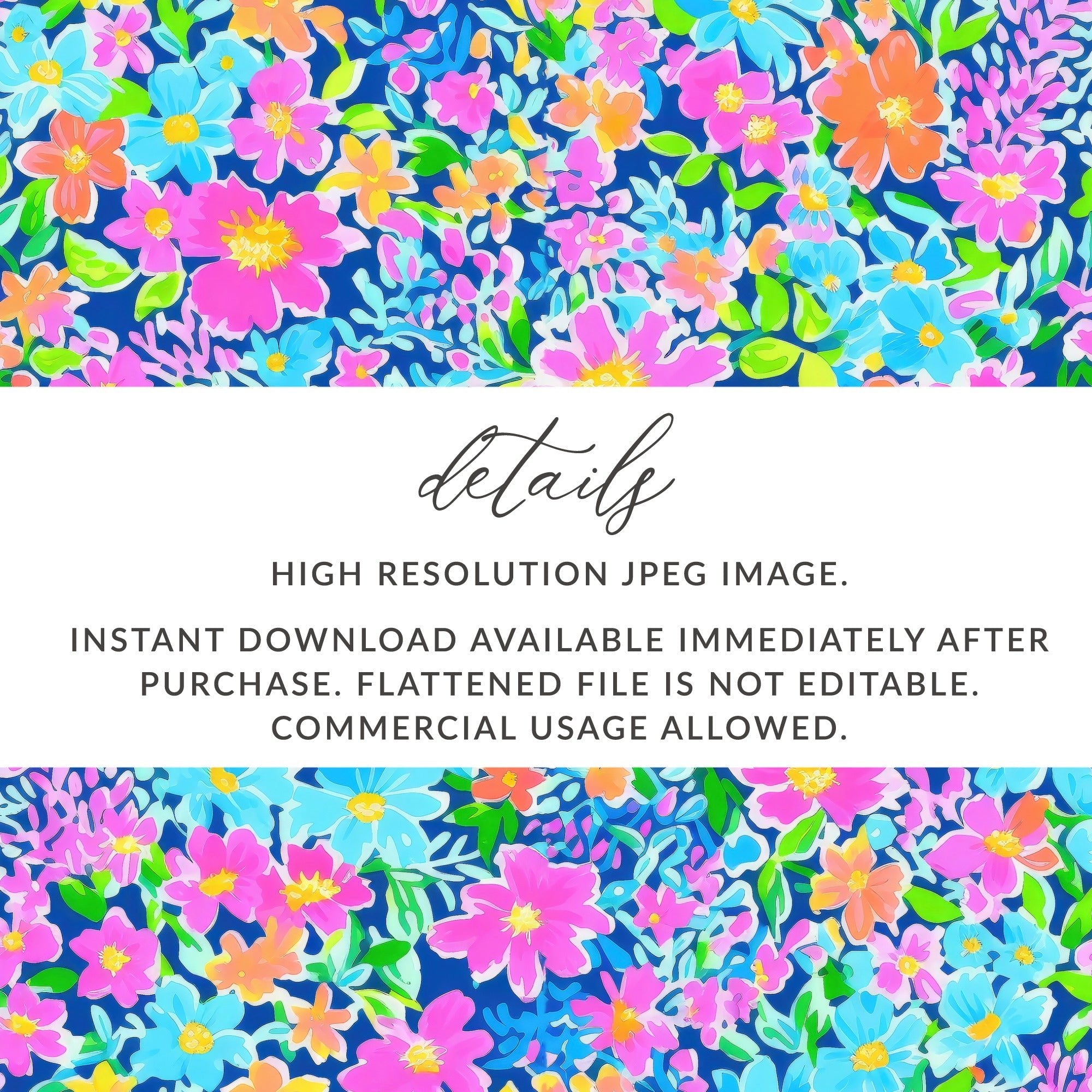 Ditsy Floral T-Shirt, Seamless Flower Pattern, Floral Clipart, Botanical Print, Fabric Design, Colorful Flower DesignFloral Seamless Pattern, Bright Colorful Flowers, Digital Paper Pack, Digital Fabric Design, Vibrant Background, Printable Art - Moore and Mountain