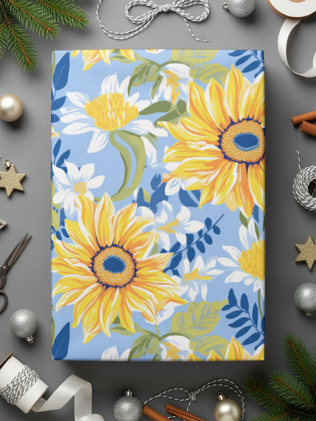 Preppy Sunflower Pattern Fall Sunflowers Seamless Background - Moore and Mountain