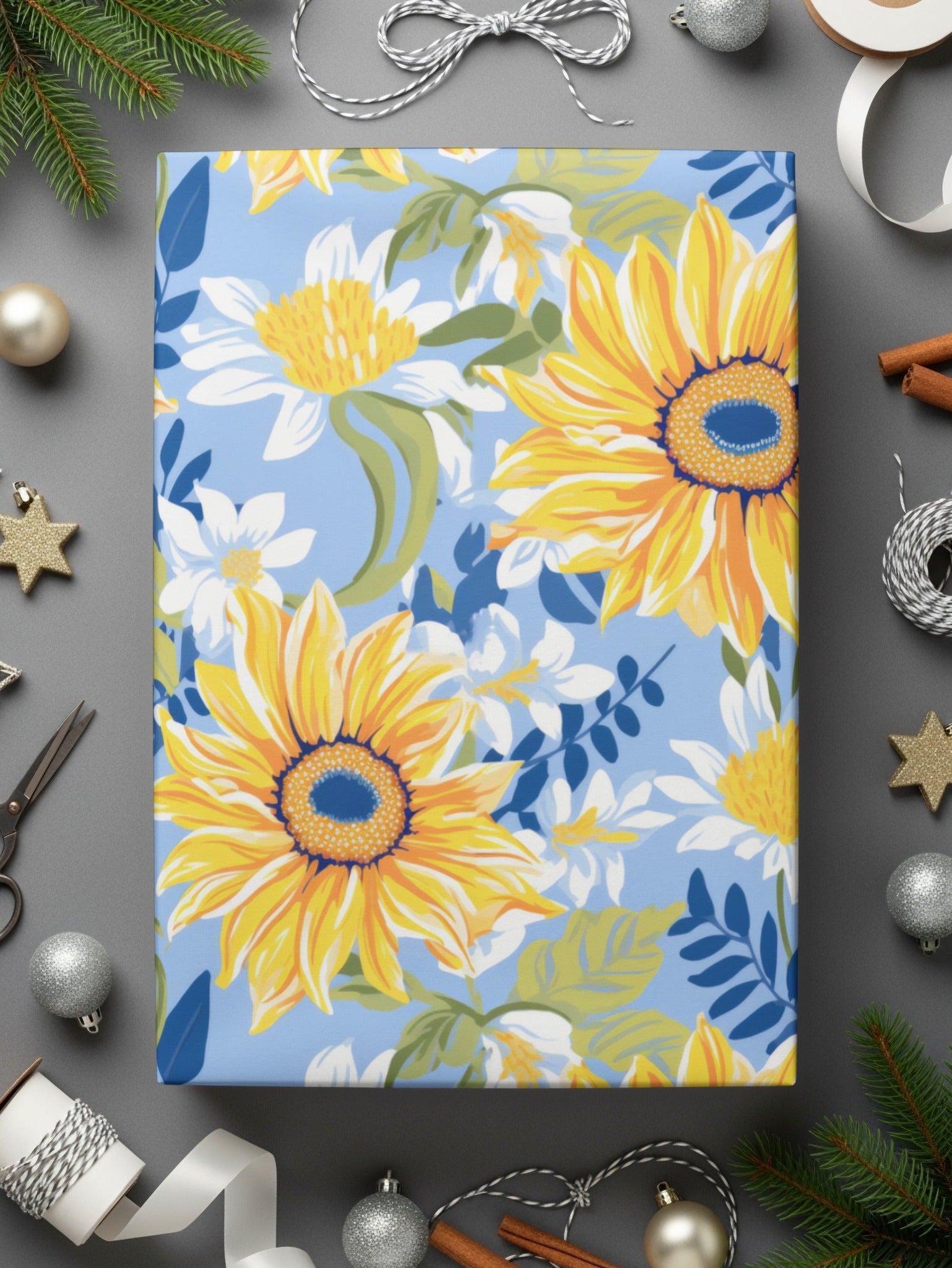 Preppy Sunflower Pattern Fall Sunflowers Seamless Background - Moore and Mountain