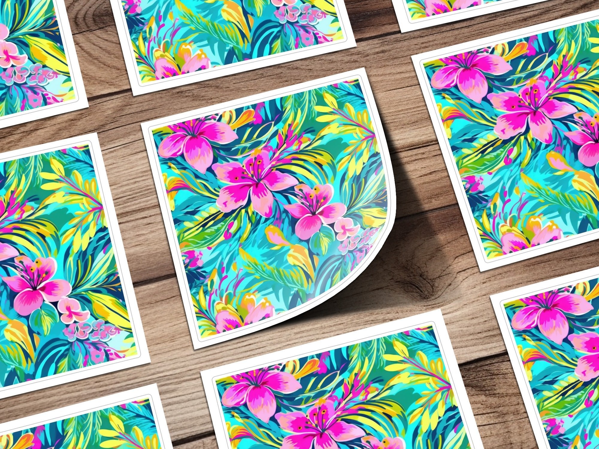 Preppy Tropical Flora Pattern Seamless Beachy Background - Moore and Mountain