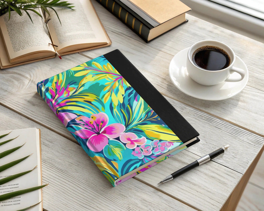 Preppy Tropical Flora Pattern Seamless Beachy Background - Moore and Mountain