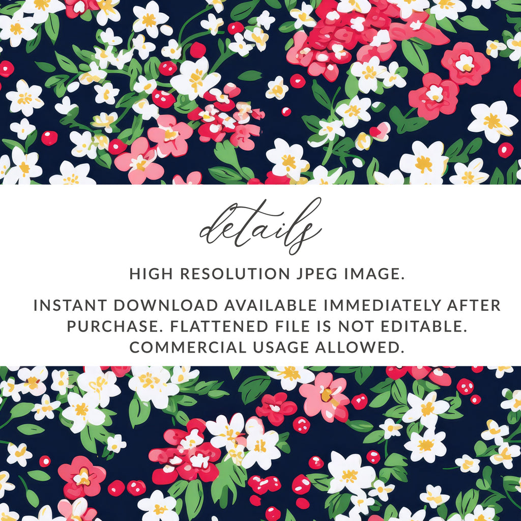 High Resolution Floral JPEG Image for Instant Download