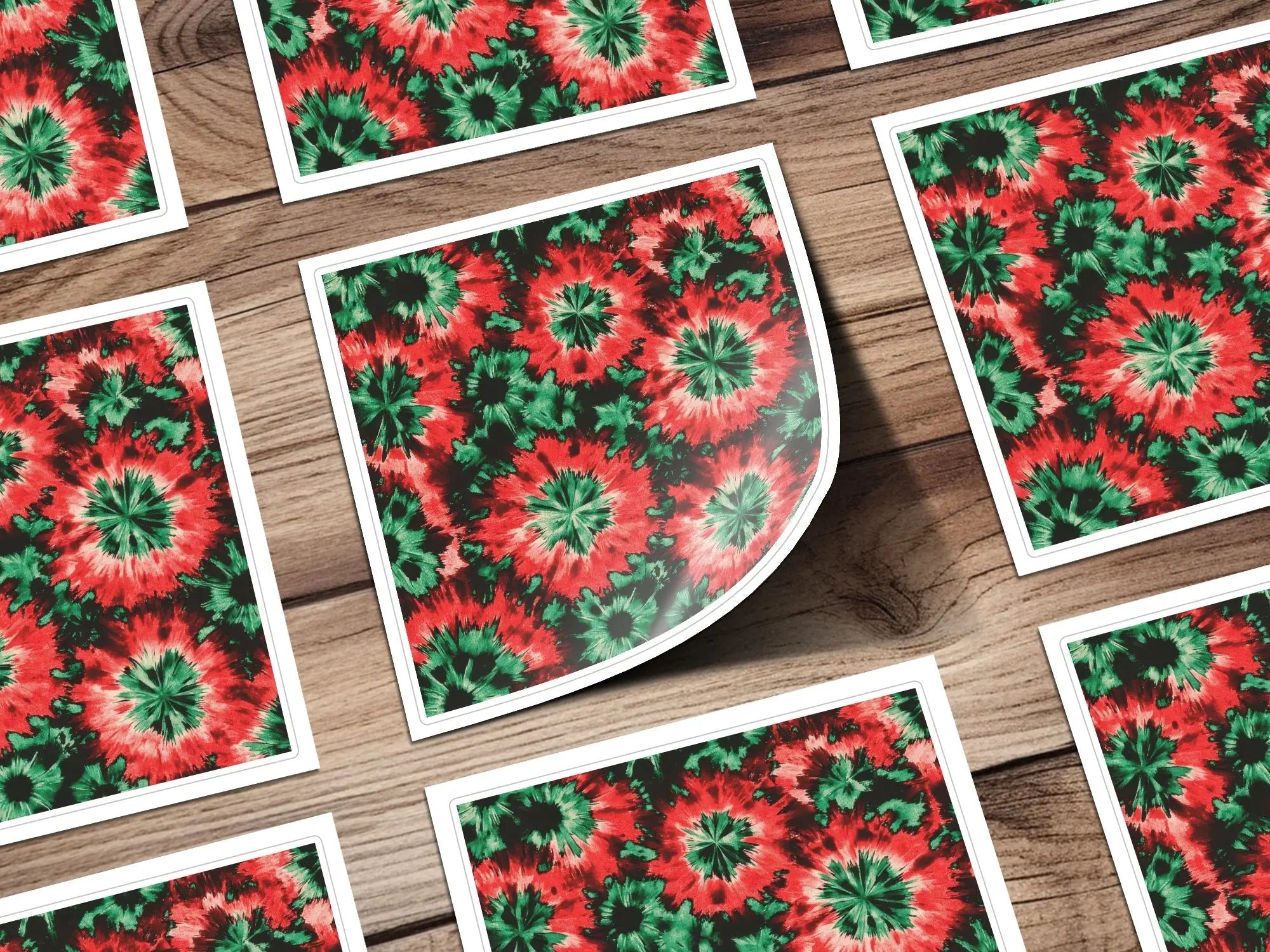 Red Green Tie Dye, Digital Paper, Seamless Pattern, Trendy Designs, Modern Art, Repeat Pattern, Fabric Design, Digital Download - Moore and Mountain