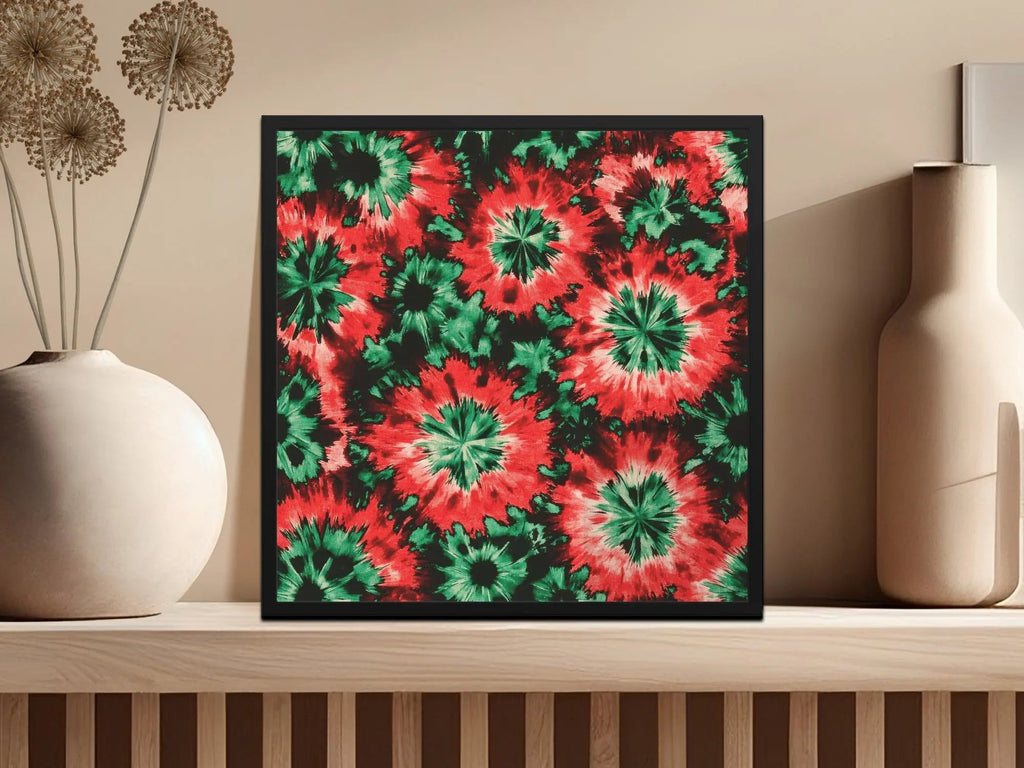 Red Green Tie Dye, Digital Paper, Seamless Pattern, Trendy Designs, Modern Art, Repeat Pattern, Fabric Design, Digital Download - Moore and Mountain