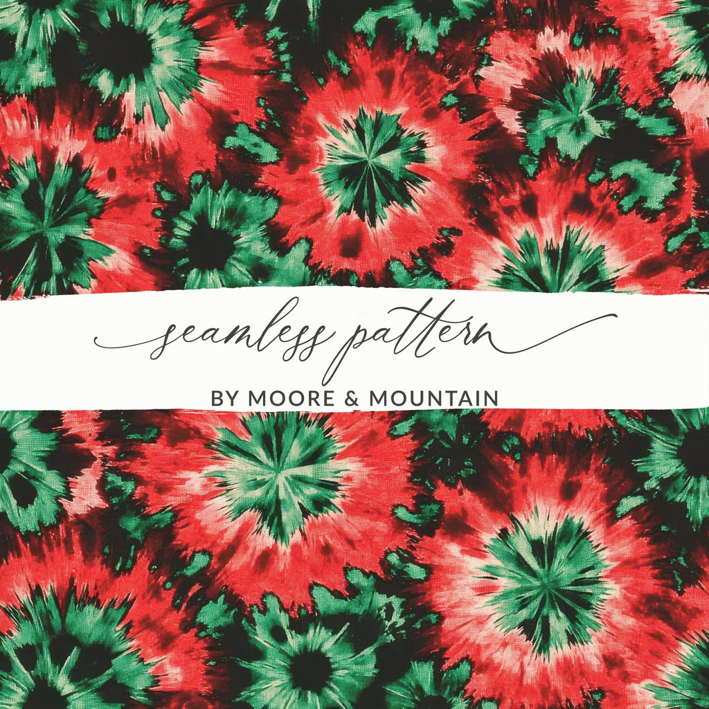 Red Green Tie Dye, Digital Paper, Seamless Pattern, Trendy Designs, Modern Art, Repeat Pattern, Fabric Design, Digital Download - Moore and Mountain