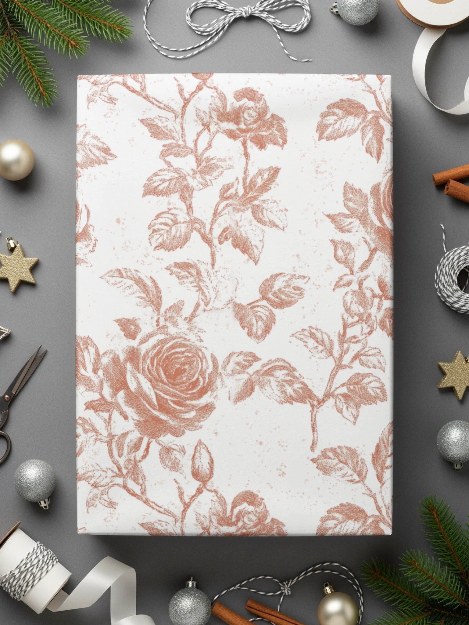 Rose Digital Seamless Pattern, Floral Pattern, Beige Flower Pattern, 12x12 JPEG, Digital Paper, Printable Fabric, Digital Download - Moore and Mountain