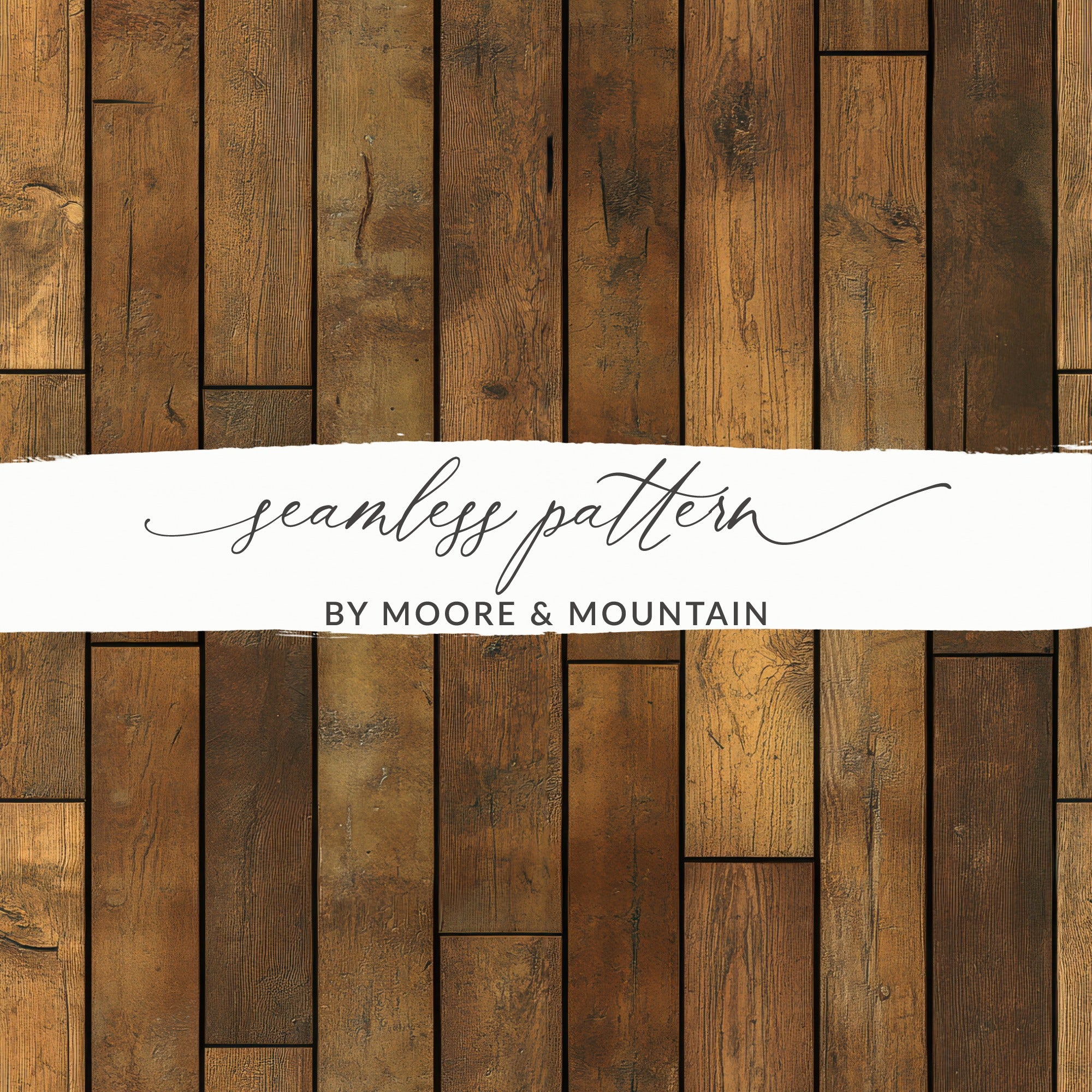 Rustic Wood Seamless Pattern by Moore and Mountain Design