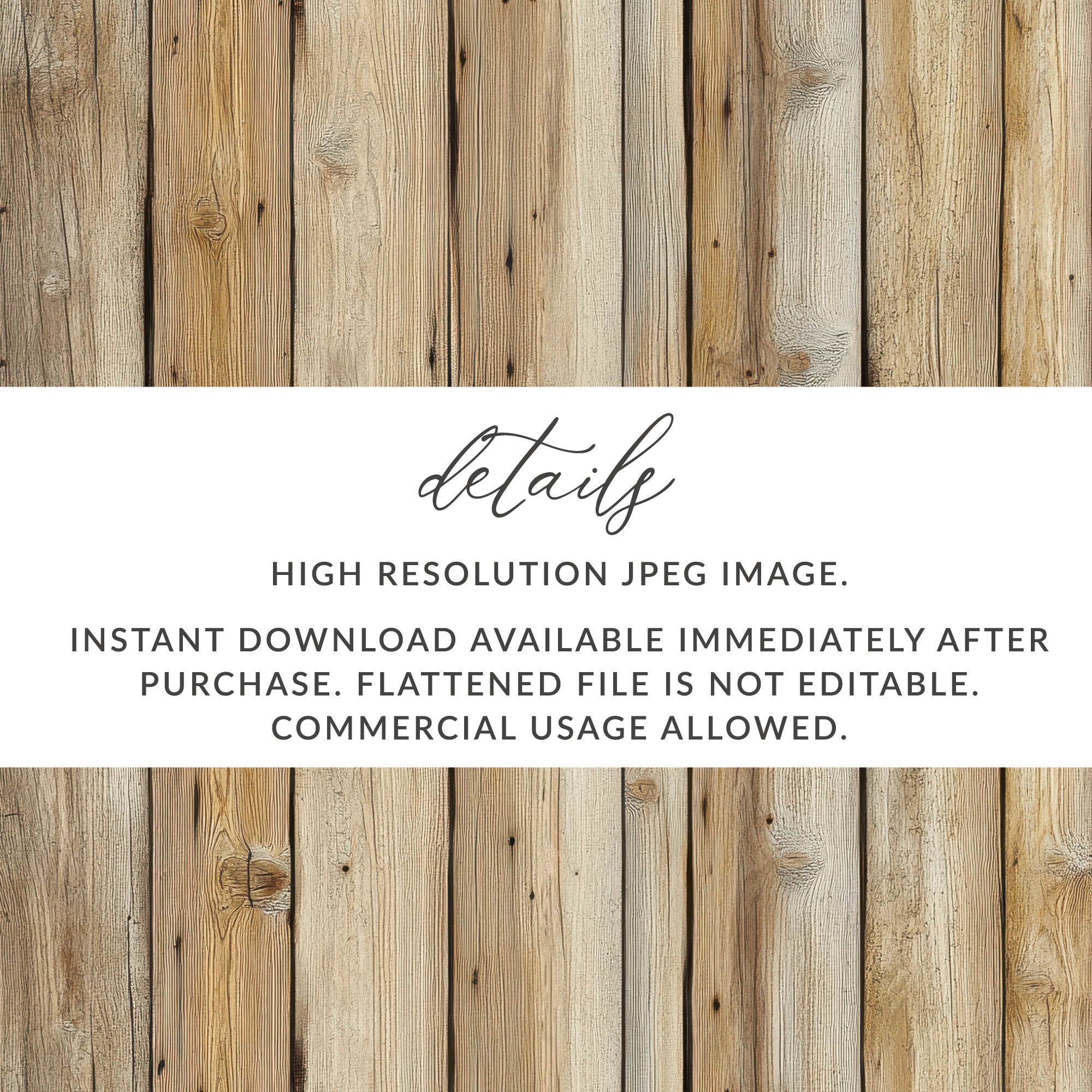 High Resolution Wood Texture JPEG Image Instant Download