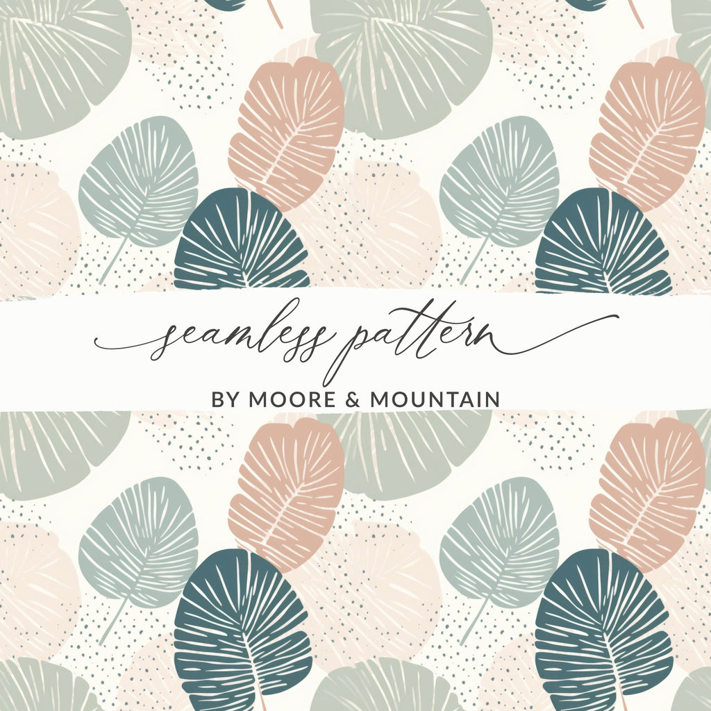 Seamless Pattern by Moore & Mountain Leaves Design