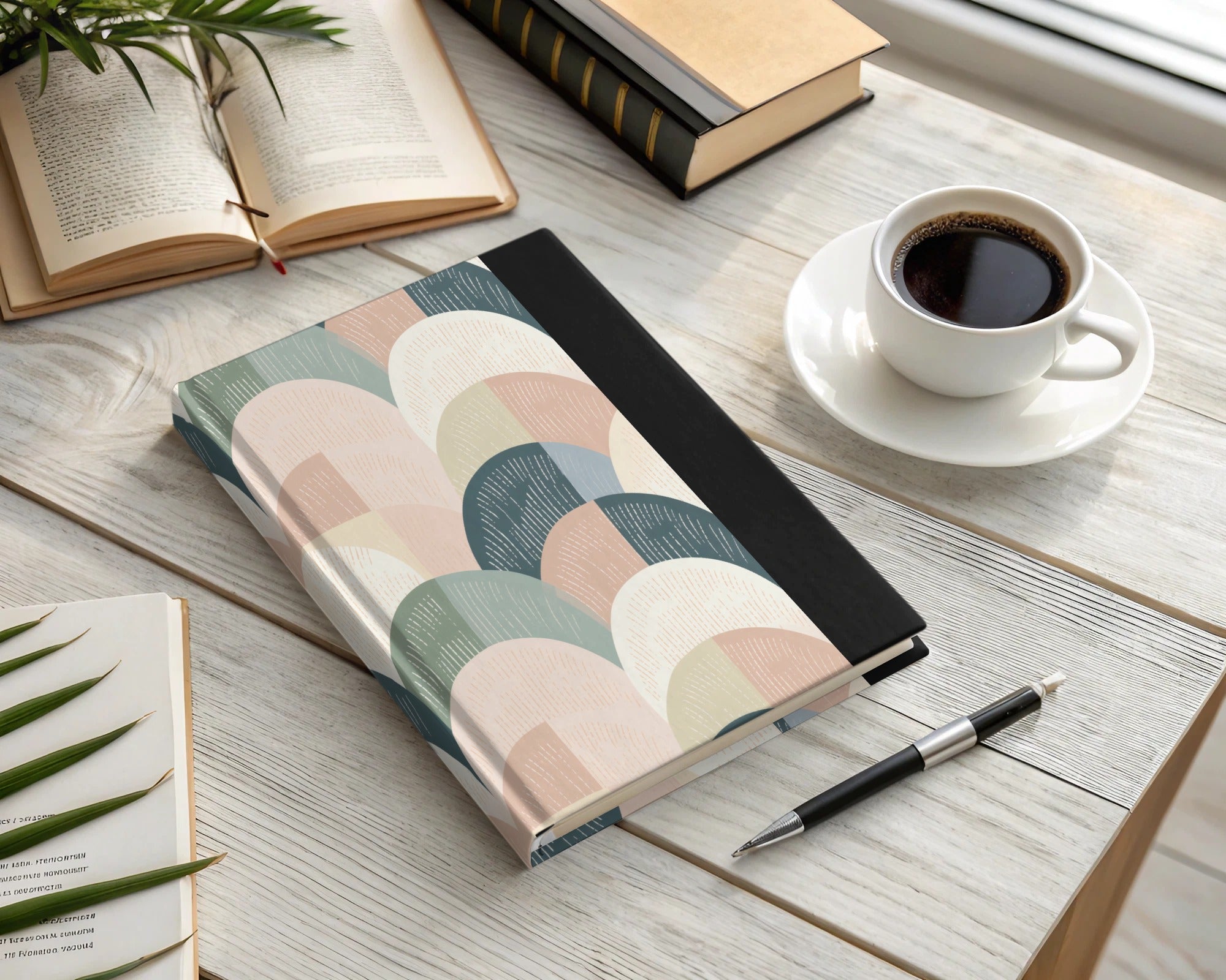 Modern Abstract Pattern Hardcover Journal Notebook