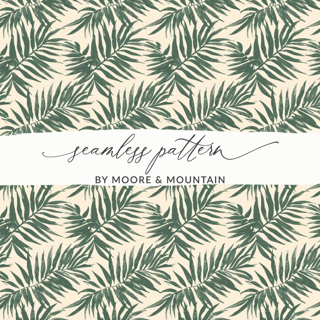 Tropical Leaf Seamless Pattern by Moore & Mountain