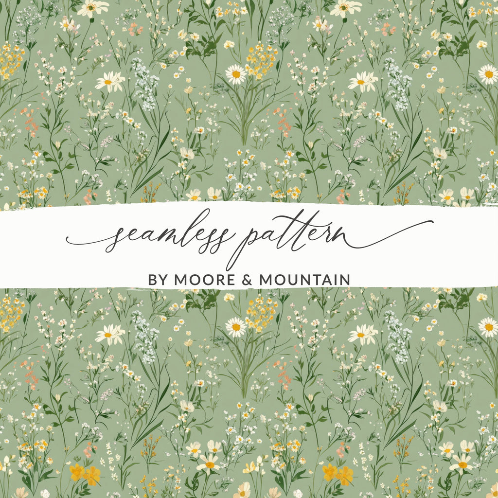 Seamless Floral Pattern By Moore & Mountain product