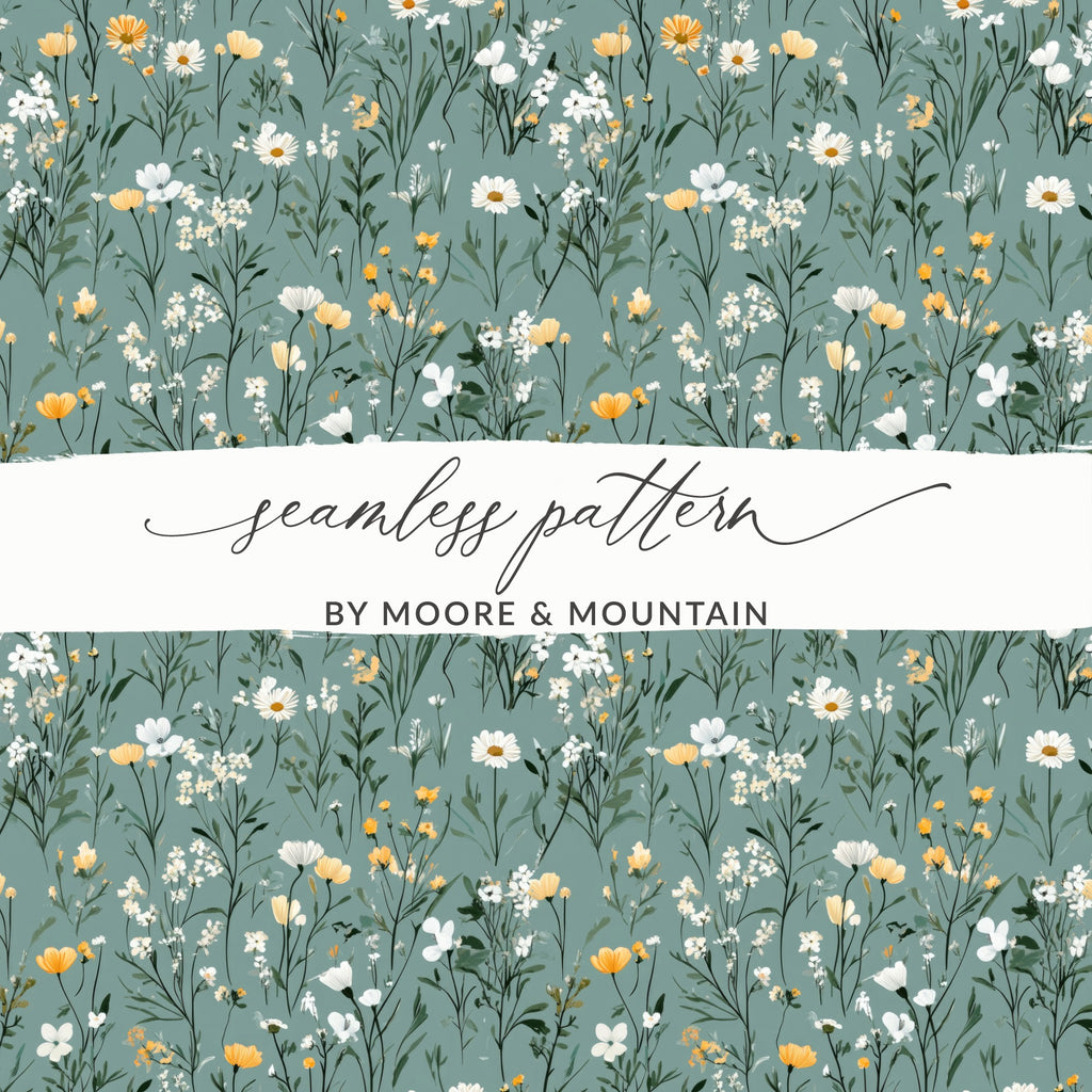 By Moore & Mountain Seamless Pattern Design