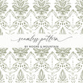 Elegant Seamless Pattern By Moore and Mountain Design