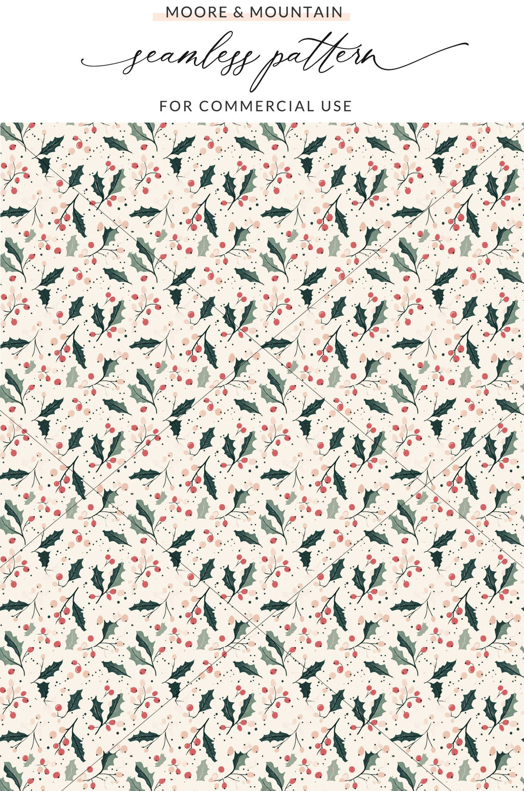 Seamless Pattern for Commercial Use Holiday Design