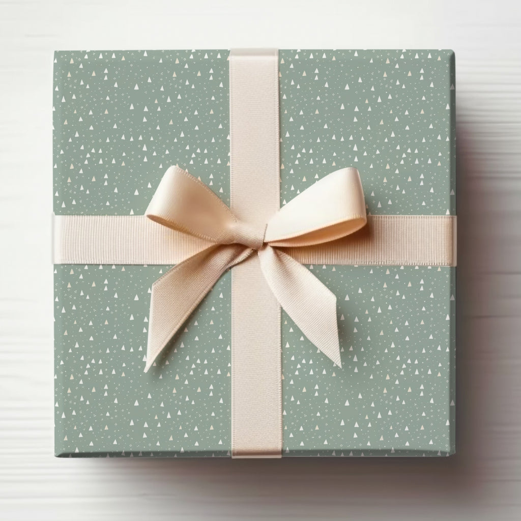 Elegant Gift Wrap Box with Cream Ribbon Bow Product