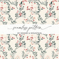 Botanical Seamless Pattern by Moore And Mountain Design