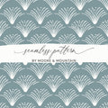 Elegant Moore Mountain Seamless Pattern Design