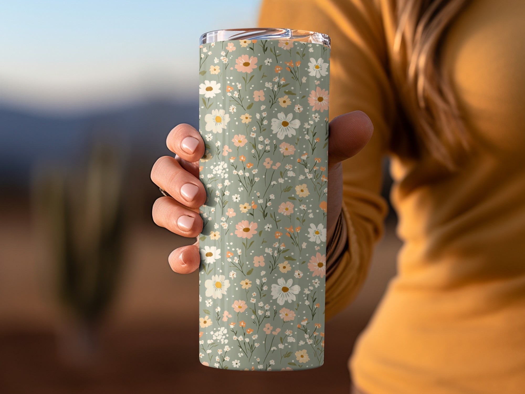 Sage Green Seamless Floral Pattern Digital - Moore and Mountain