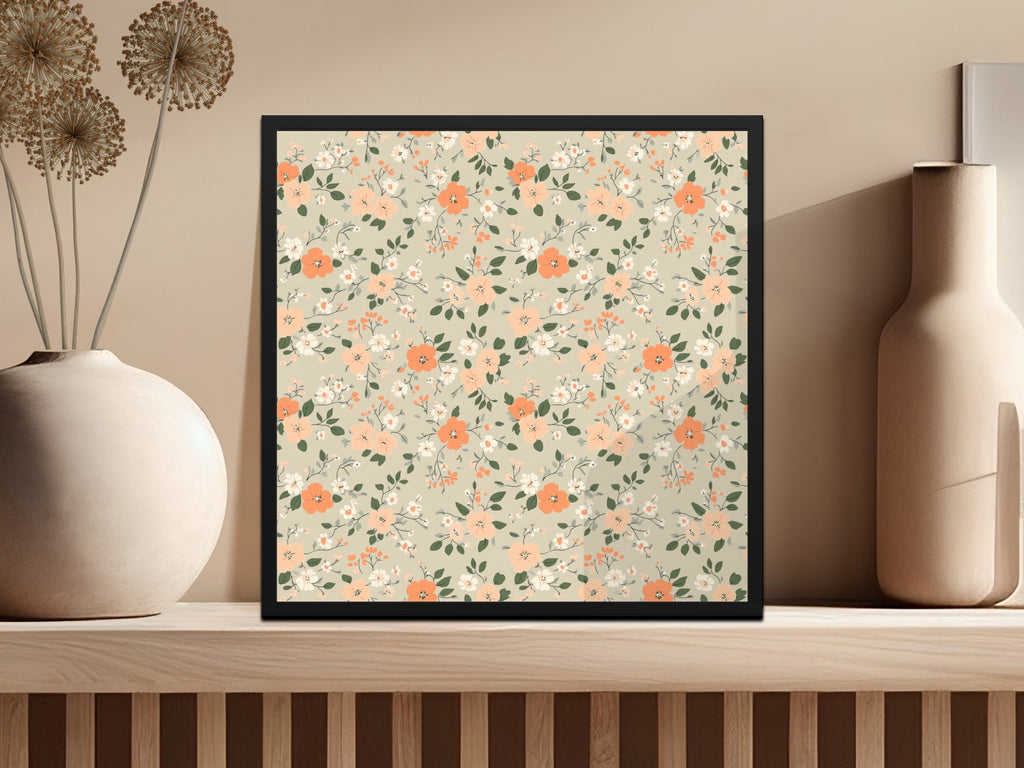 Sage Green Seamless Floral Pattern Digital - Moore and Mountain