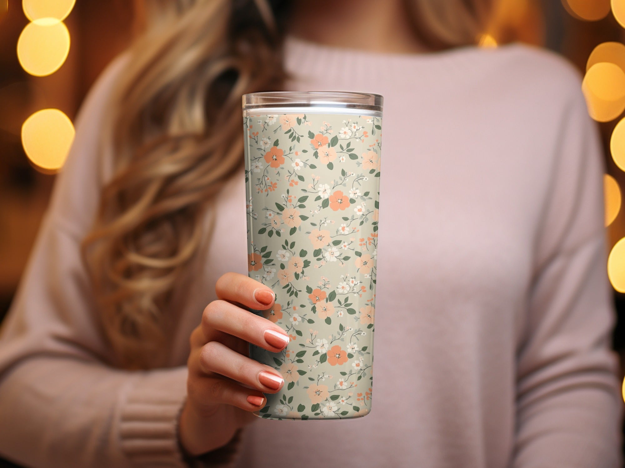 Sage Green Seamless Floral Pattern Digital - Moore and Mountain