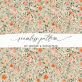 Sage Green Seamless Floral Pattern Digital - Moore and Mountain