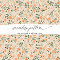 Sage Green Seamless Floral Pattern Digital - Moore and Mountain