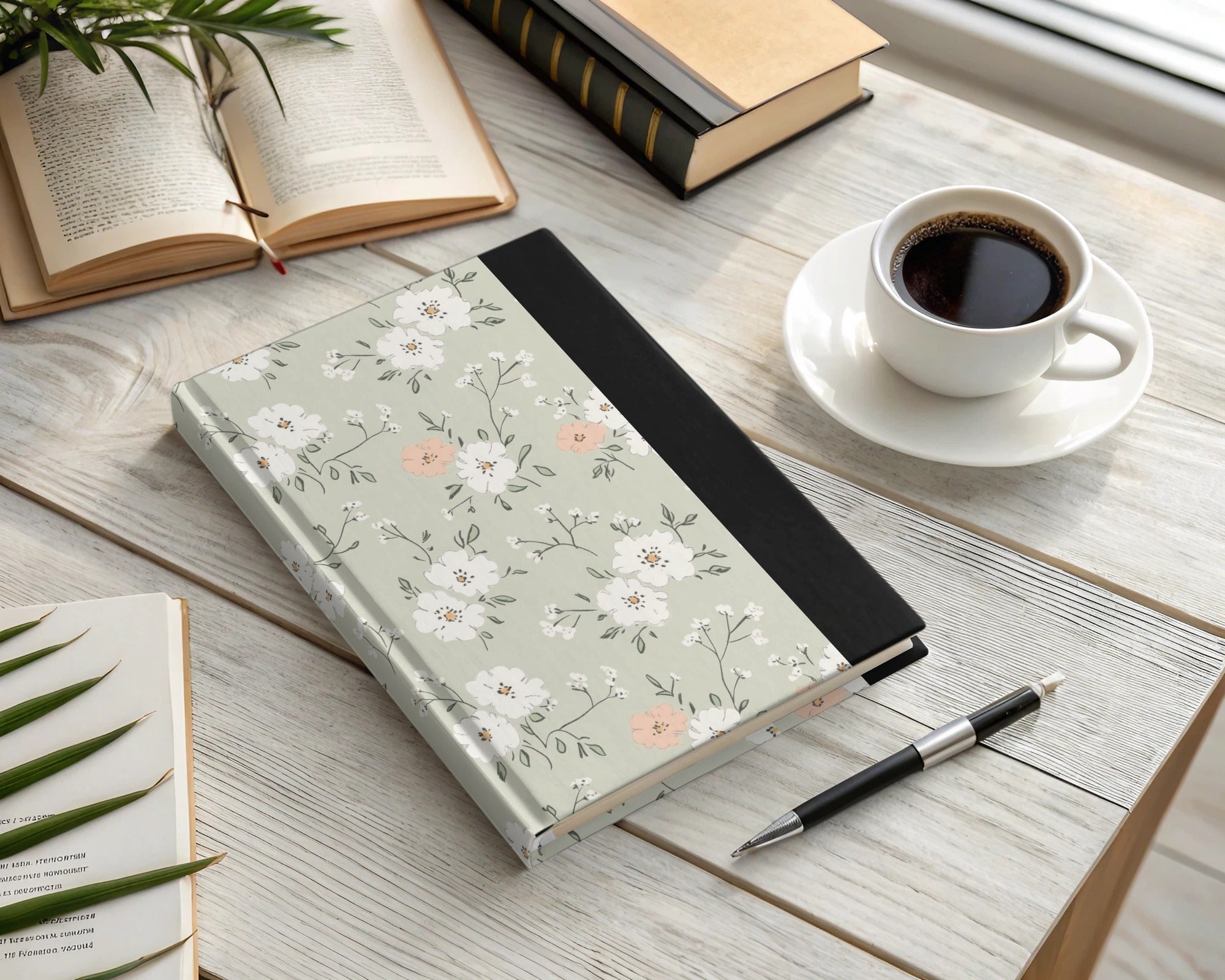 Sage Green Seamless Floral Pattern for Crafting Projects - Moore and Mountain