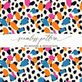 Vibrant Animal Print Seamless Pattern Design