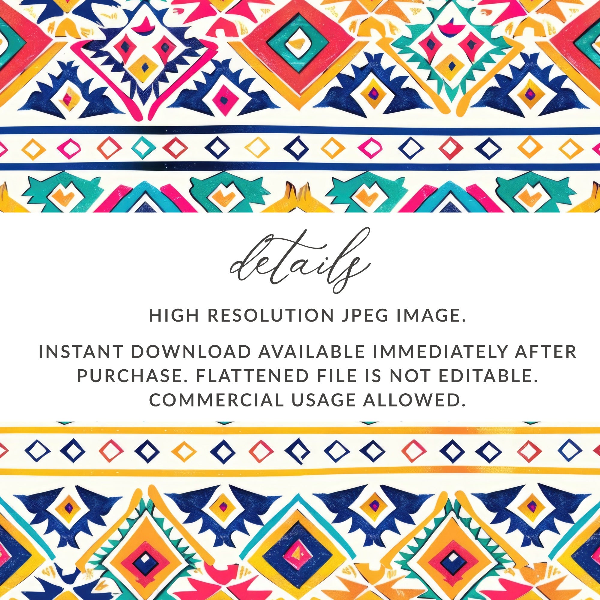 Colorful Geometric Pattern High Resolution JPEG Image