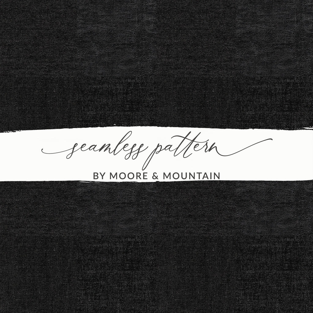 Seamless Black Denim Texture JPEG High Quality Digital - Moore and Mountain
