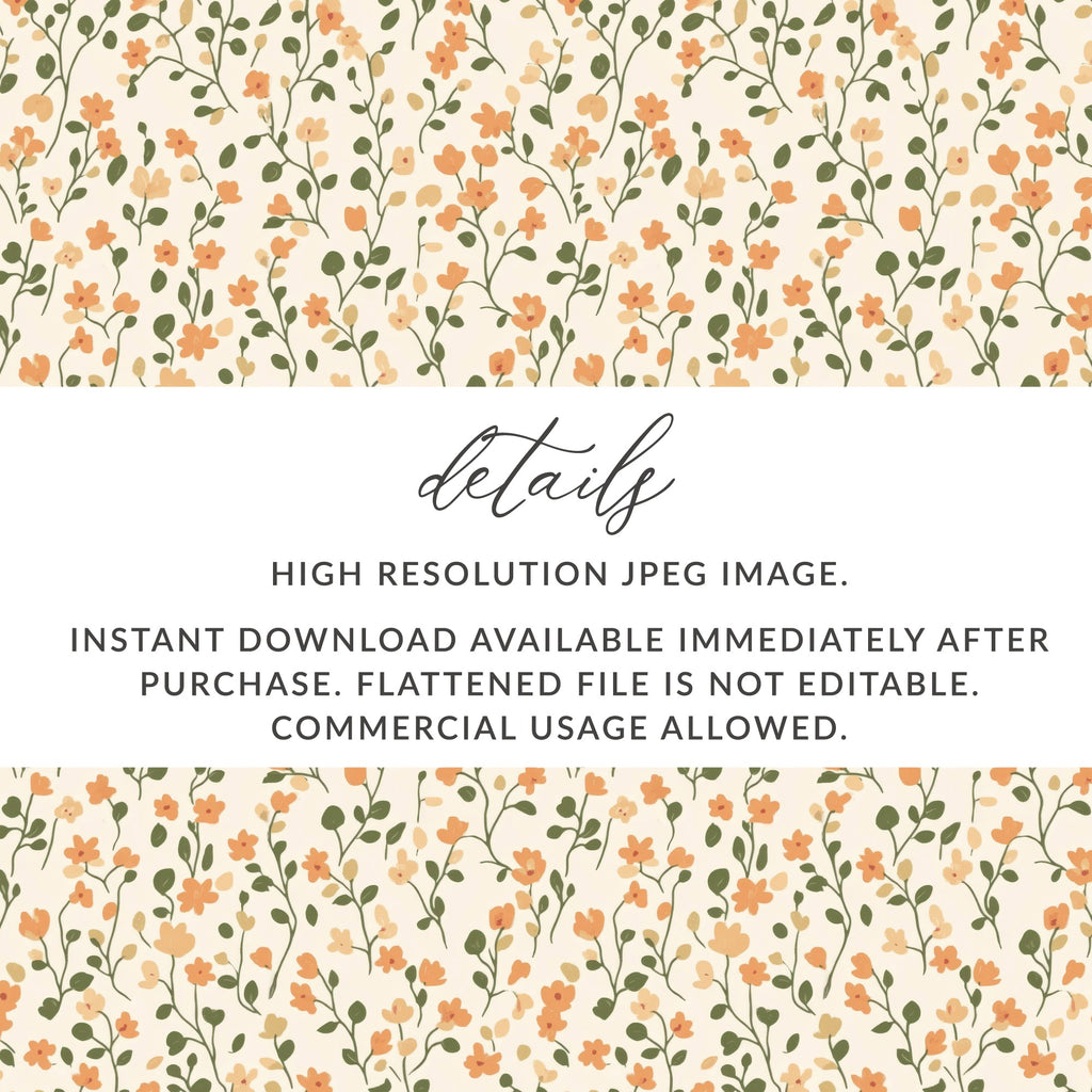 Seamless Blush Pink Flower Background Digital - Moore and Mountain