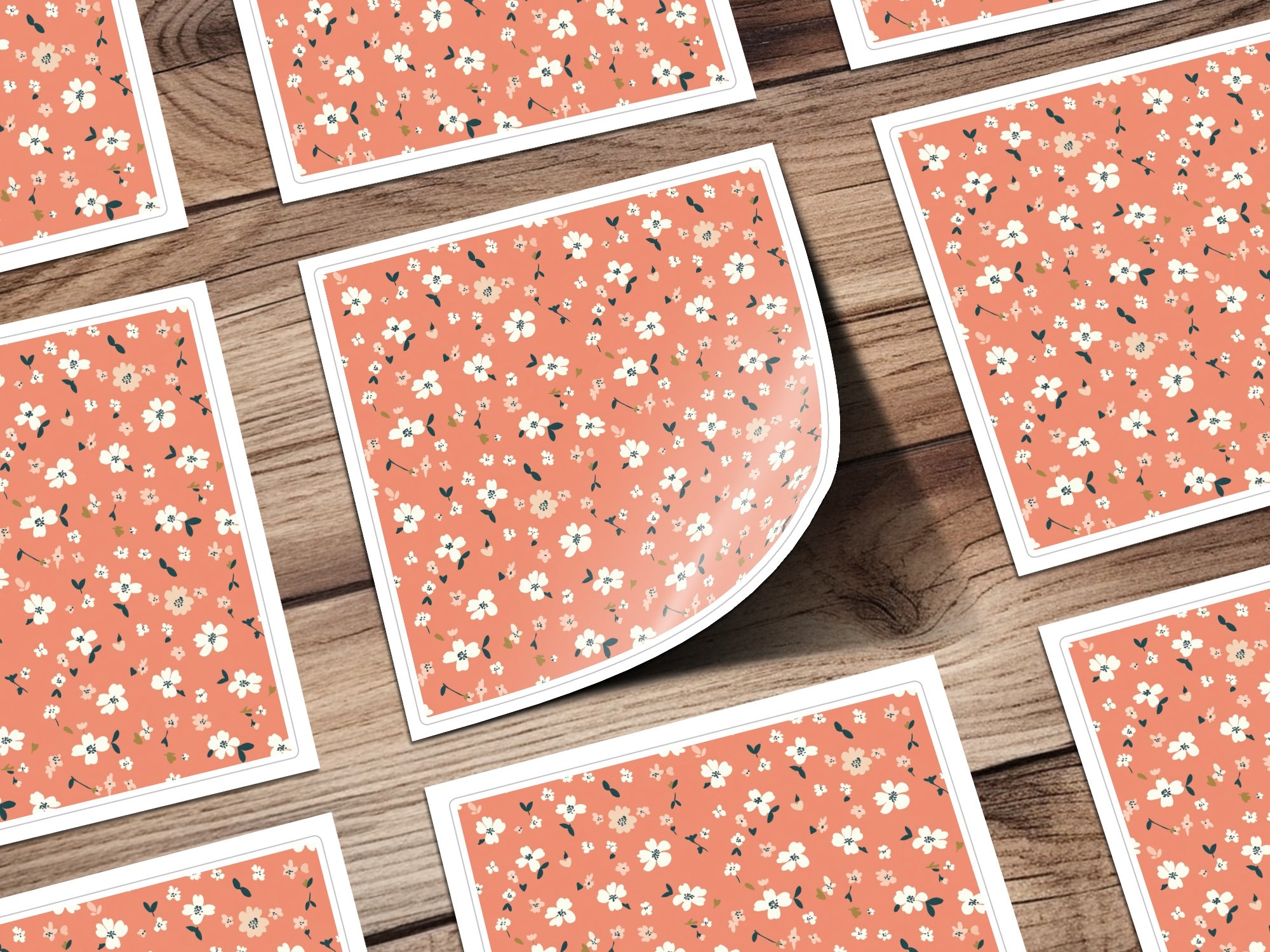 Seamless Blush Pink Flower Background Digital - Moore and Mountain