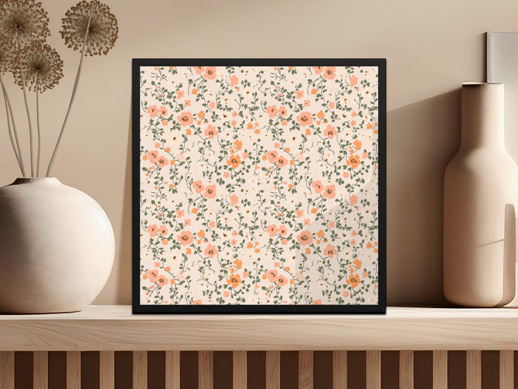 Seamless Blush Pink Flower Background Digital - Moore and Mountain