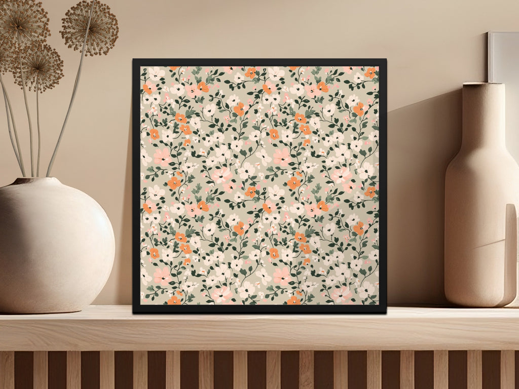 Seamless Blush Pink Flower Background Digital - Moore and Mountain