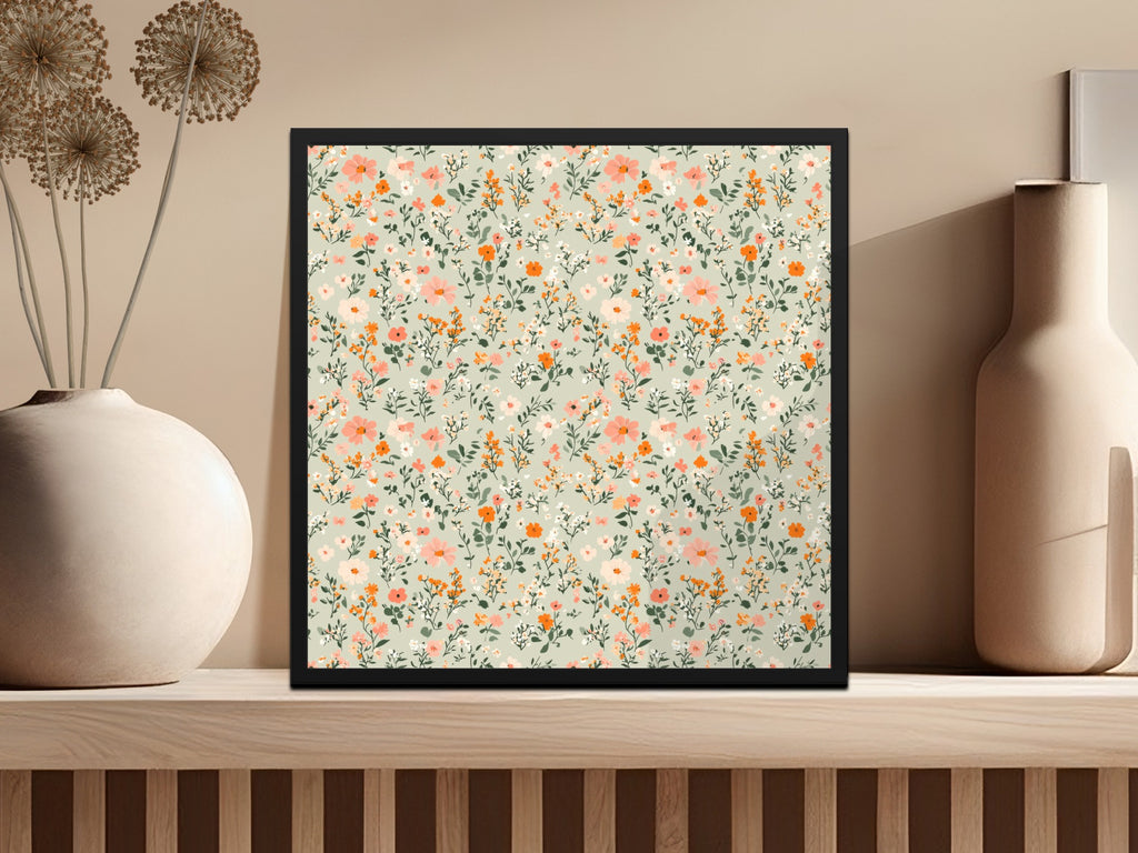 Seamless Blush Pink Flower Background Digital - Moore and Mountain