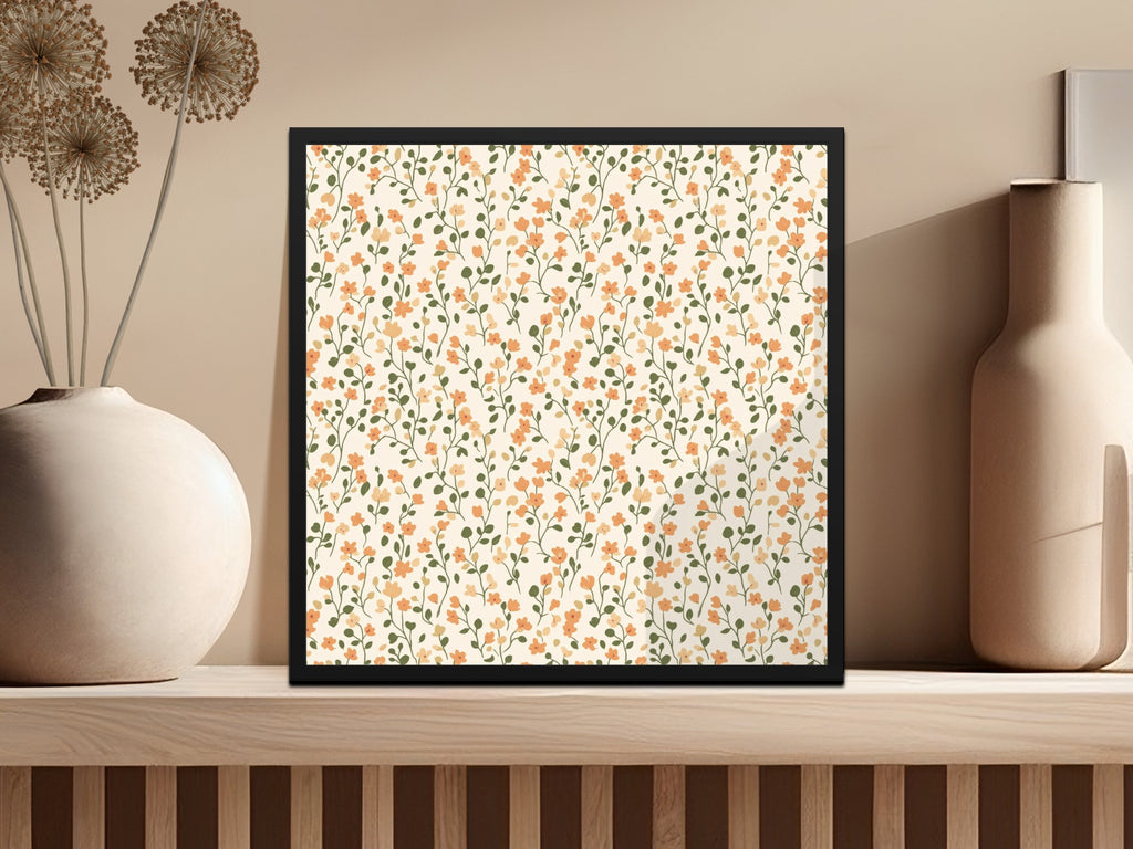 Seamless Blush Pink Flower Background Digital - Moore and Mountain