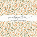 Seamless Blush Pink Flower Background Digital - Moore and Mountain