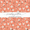 Seamless Blush Pink Flower Background Digital - Moore and Mountain