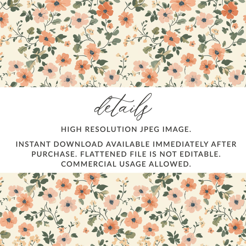 Seamless Blush Pink Flower Background Pattern Designs - Moore and Mountain