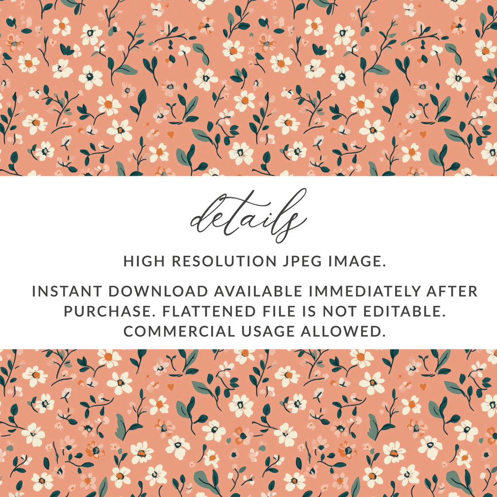 Seamless Blush Pink Flower Background for Spring Crafts - Moore and Mountain