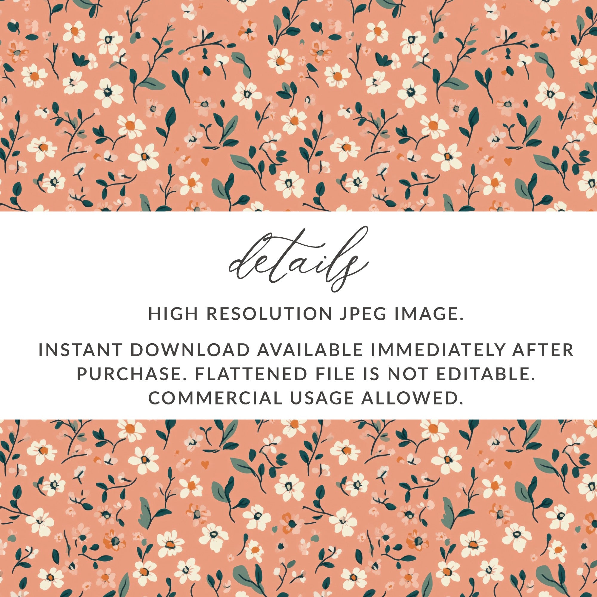 Seamless Blush Pink Flower Background for Spring Crafts - Moore and Mountain