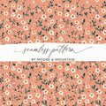 Seamless Blush Pink Flower Background for Spring Crafts - Moore and Mountain