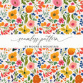 Colorful Floral Seamless Pattern by Moore & Mountain