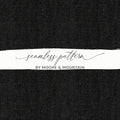 Seamless Denim Black Fabric Pattern Digital - Moore and Mountain