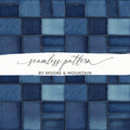 Seamless Denim Blue Jeans Texture Digital - Moore and Mountain