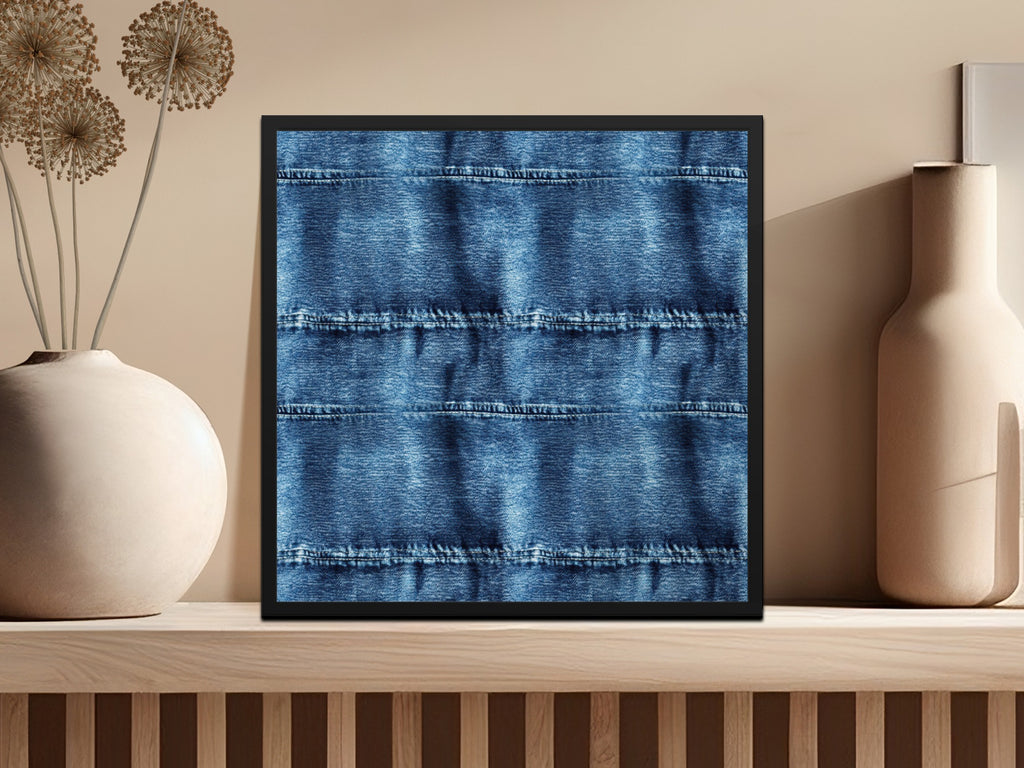 Seamless Denim Detailed Pattern Digital - Moore and Mountain