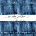 Seamless Denim Detailed Pattern Digital - Moore and Mountain