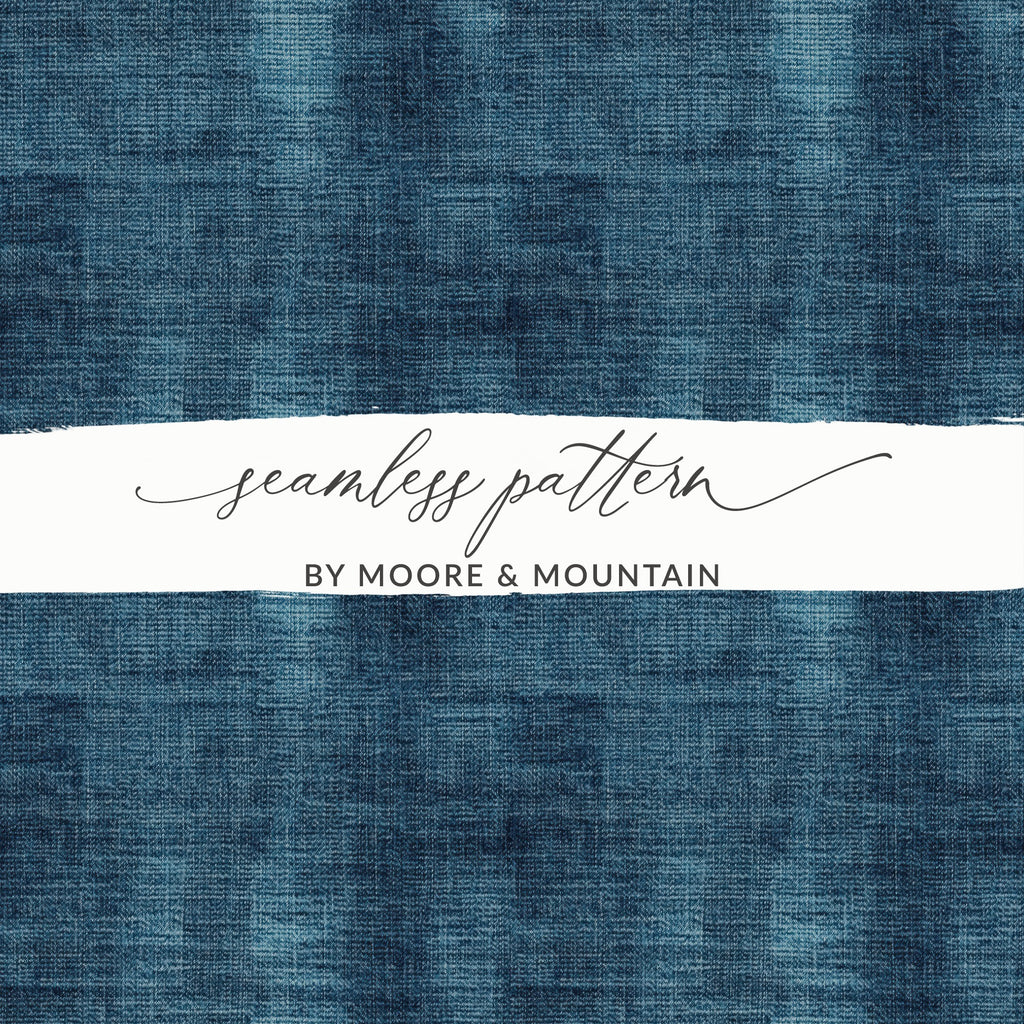 Seamless Denim Fabric Texture Fine Grain Background Digital - Moore and Mountain